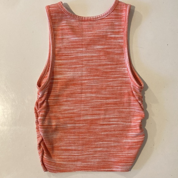 Aerie Rouchy Rib Tank Top in Saturn Peach Small - Picture 9 of 11